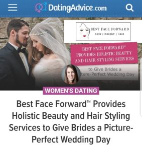 DatingAdvice.com cover photo for article about Best Face Forward-Skin, Makeup &Hair Artists